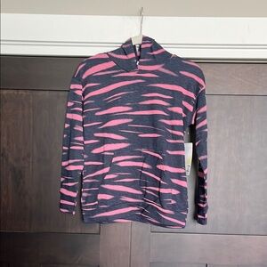 Z by Zella Girl Lightweight Terry Hoodie Sweatshirt Medium 8/10